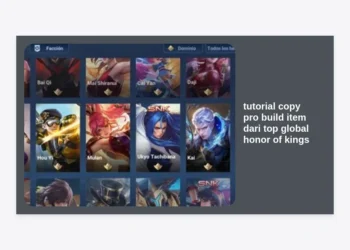 Tutorial Copy Pro Build Item dari Top Global Honor of Kings (HOK) Terbaru 2024