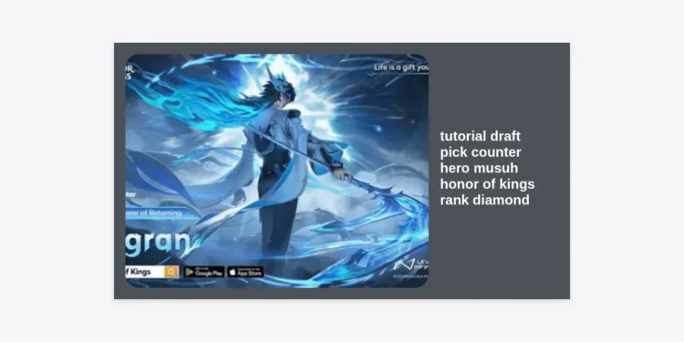 Tutorial Draft Pick Counter Hero Musuh Honor of Kings Rank Diamond: Rahasia Menang Sejak Fase Banned!