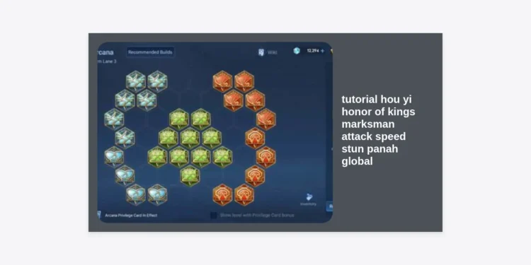 Tutorial Hou Yi Honor of Kings: Build Marksman Attack Speed & Tips Stun Panah Global