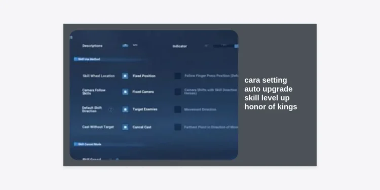 Tutorial Lengkap Cara Setting Auto Upgrade Skill Level Up Honor of Kings Terbaru 2024
