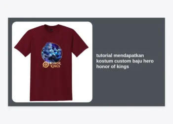 Tutorial Mendapatkan Kostum Custom Baju Hero Honor of Kings (HOK) Terbaru & Terlengkap