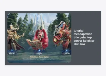 Tutorial Mendapatkan Title Gelar Top Server Kolektor Skin HOK: Panduan Lengkap Koleksi Skin Sultan
