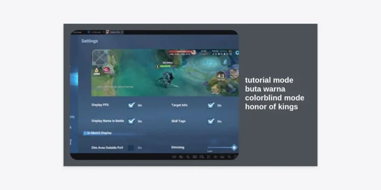 Tutorial Mode Buta Warna & Colorblind Mode Honor of Kings: Cara Setting dan Panduan Lengkap