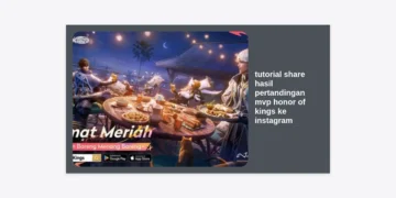Tutorial Share Hasil Pertandingan MVP Honor of Kings ke Instagram Agar Terlihat Pro