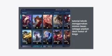 Tutorial Teknik Menggunakan Minion Lawan sebagai Pijakan Dash Honor of Kings