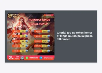 Tutorial Top Up Token Honor of Kings Murah Pakai Pulsa Telkomsel: Panduan Lengkap & Tips Hemat 2024
