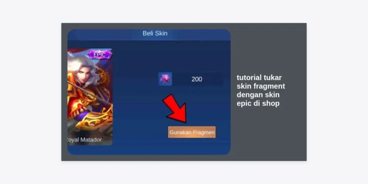 Tutorial Tukar Skin Fragment dengan Skin Epic di Shop Honor of Kings (HOK) Terlengkap