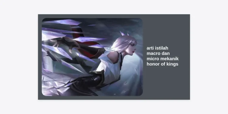 Arti Istilah Macro dan Micro Mekanik Honor of Kings: Panduan Lengkap Menuju Rank Grandmaster
