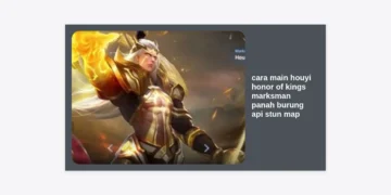 Cara Main Houyi Honor of Kings: Marksman Panah Burung Api Stun Map Global!