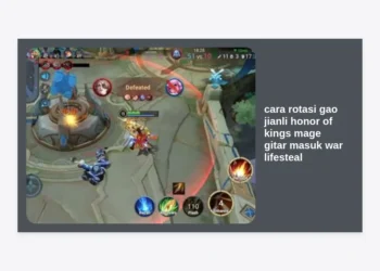 Cara Rotasi Gao Jianli Honor of Kings: Panduan Mage Gitar Masuk War dan Build Lifesteal Terbaik
