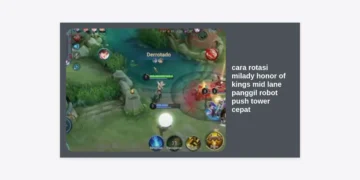 Cara Rotasi Milady Honor of Kings Mid Lane Panggil Robot Push Tower Cepat