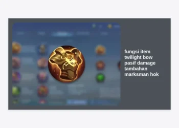 Fungsi Item Twilight Bow: Panduan Pasif Damage Tambahan Marksman HOK Terlengkap