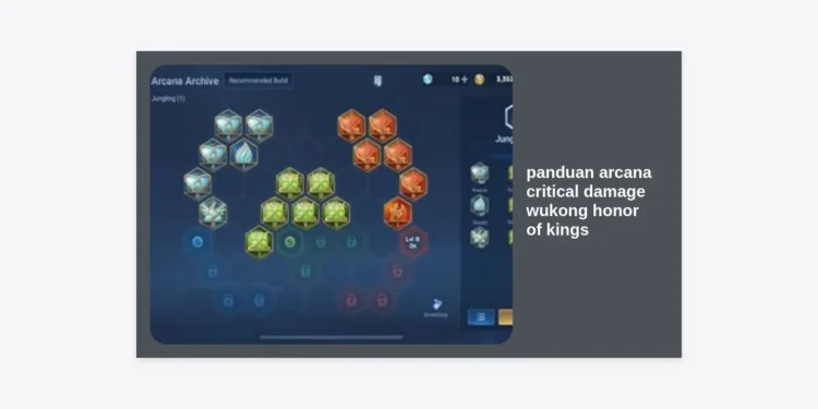 Panduan Arcana Critical Damage Wukong Honor of Kings: Build Tersakit Sekali Hit!