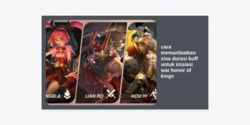 Panduan Lengkap: Cara Memanfaatkan Sisa Durasi Buff untuk Inisiasi War Honor of Kings yang Mematikan
