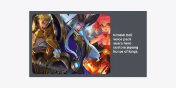 Panduan Lengkap Tutorial Beli Voice Pack Suara Hero Custom Jepang Honor of Kings (HOK)