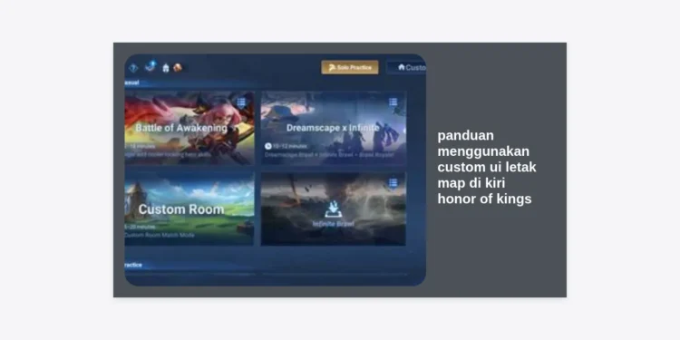 Panduan Menggunakan Custom UI Letak Map di Kiri Honor of Kings Lengkap: Rahasia Vision Pro Player!