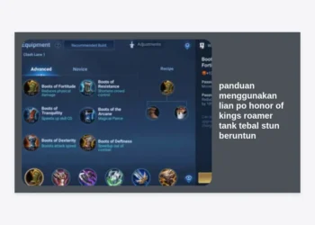 Panduan Menggunakan Lian Po Honor of Kings Roamer Tank Tebal Stun Beruntun Terlengkap
