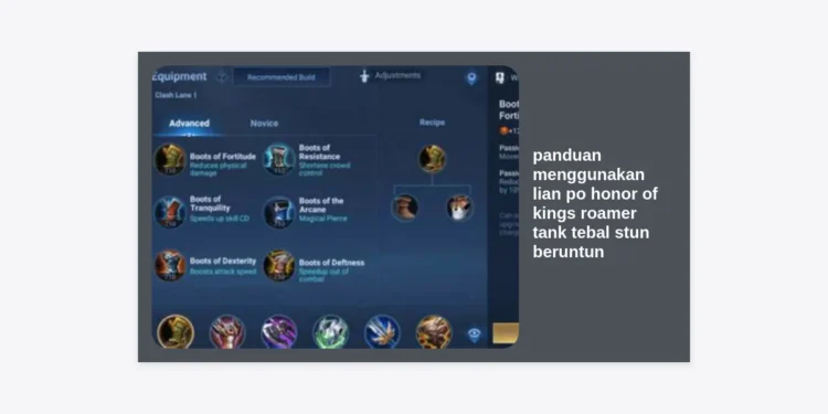 Panduan Menggunakan Lian Po Honor of Kings Roamer Tank Tebal Stun Beruntun Terlengkap