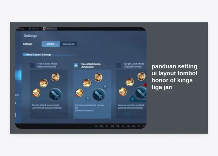Panduan Setting UI Layout Tombol Honor of Kings Tiga Jari Terlengkap untuk Push Rank