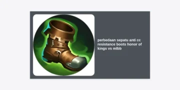 Perbedaan Sepatu Anti CC Resistance Boots Honor of Kings vs MLBB Terlengkap