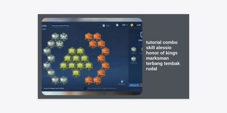 Tutorial Combo Skill Alessio Honor of Kings: Cara Main Marksman Terbang Tembak Rudal Paling Mematikan